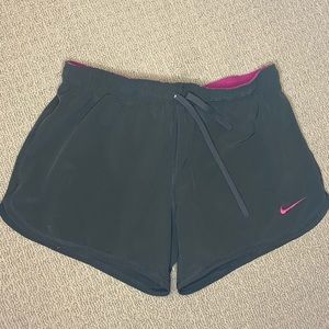 Gray Nike workout shorts